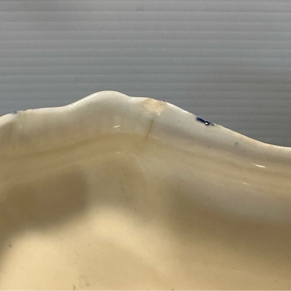 Buffalo Pottery Blue Willow Gravy Boat- Antique Semi-vitreous 1911 - Picture 5 of 12